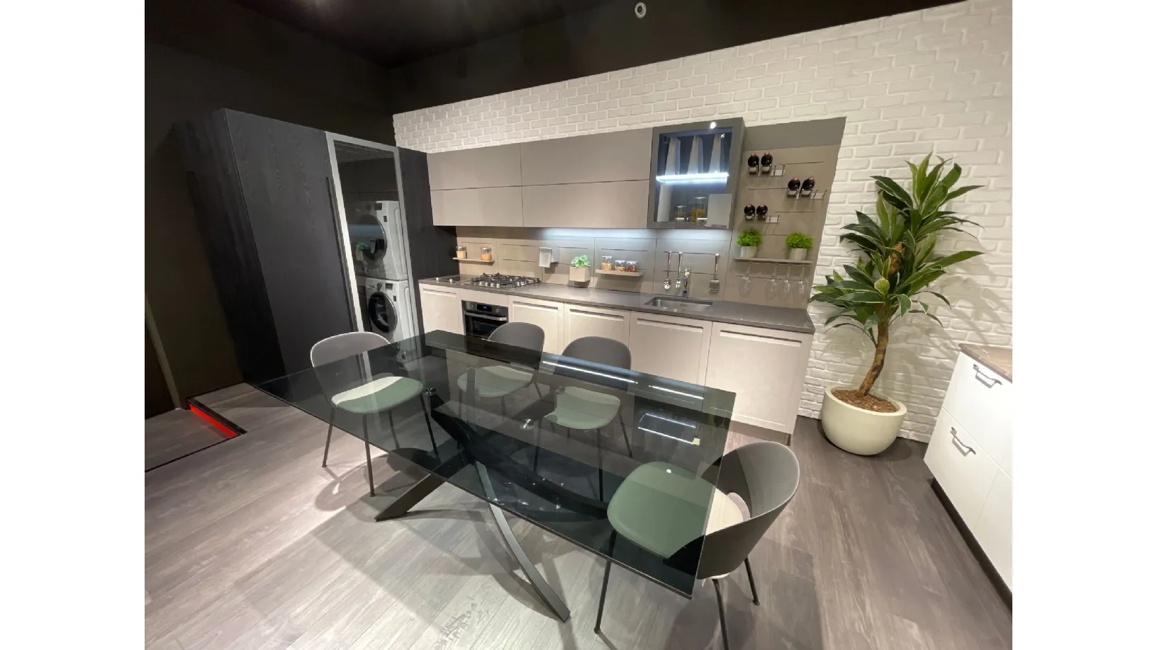Con la nuova linea di cucine moderne Round, LUBE adotta una filosofia green