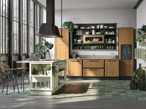 Cucina Classica con isola Provenza 03 di Lube