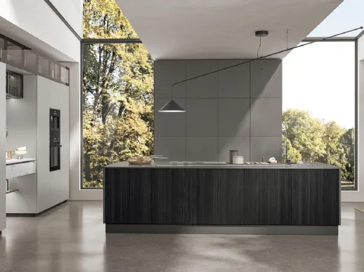Cucina Moderna con isola Round 03 di Lube