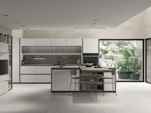 Cucina Moderna con isola  Immagina 00 di Lube