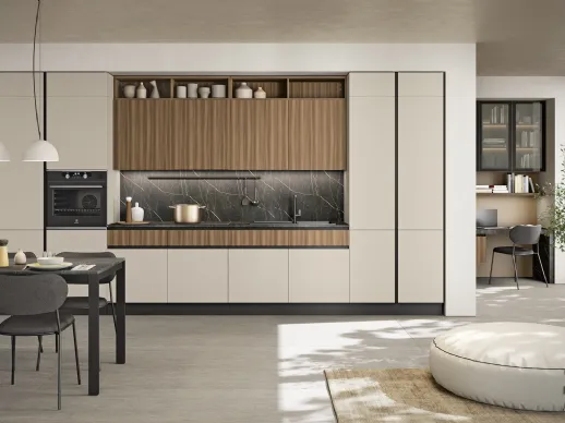 Cucina Moderna lineare Ready 05 di Lube